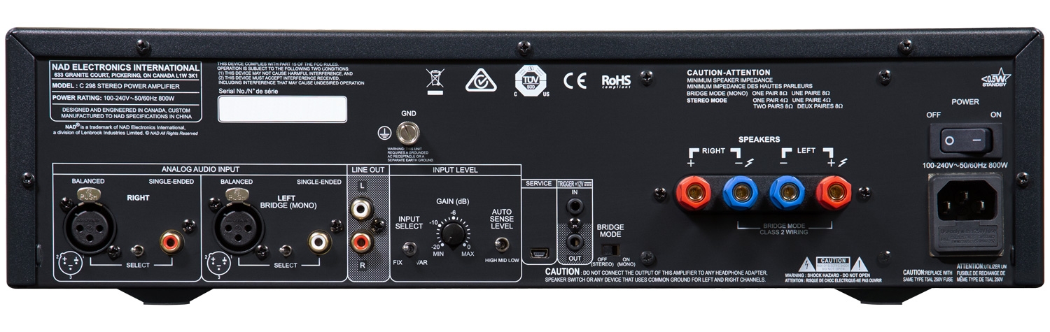 NAD C 298 Endverstärker